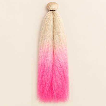 Jumbo Braid BraidOrDie 60 cm – Lichtblond-lichtroze (613/L-Pink) – De HaarBoetiek