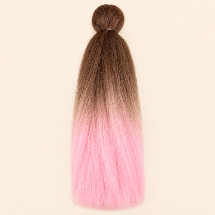 Jumbo Braid BraidOrDie 60 cm – Lichtbruin-lichtroze (8/L-Pink) – De HaarBoetiek