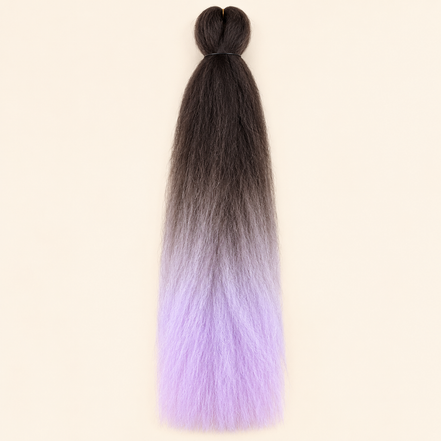 Jumbo Braid BraidOrDie 60 cm – Donkerbruin-lavendel (4/Lavender) – De HaarBoetiek