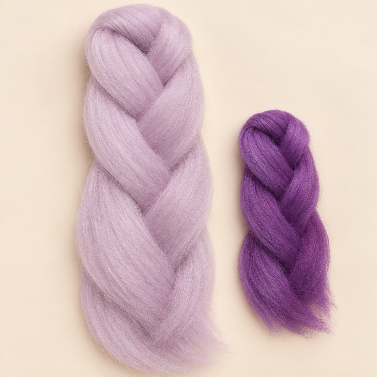 Jumbo Braid kleurveranderend, normale kleur en zonkleur, artikel 25829