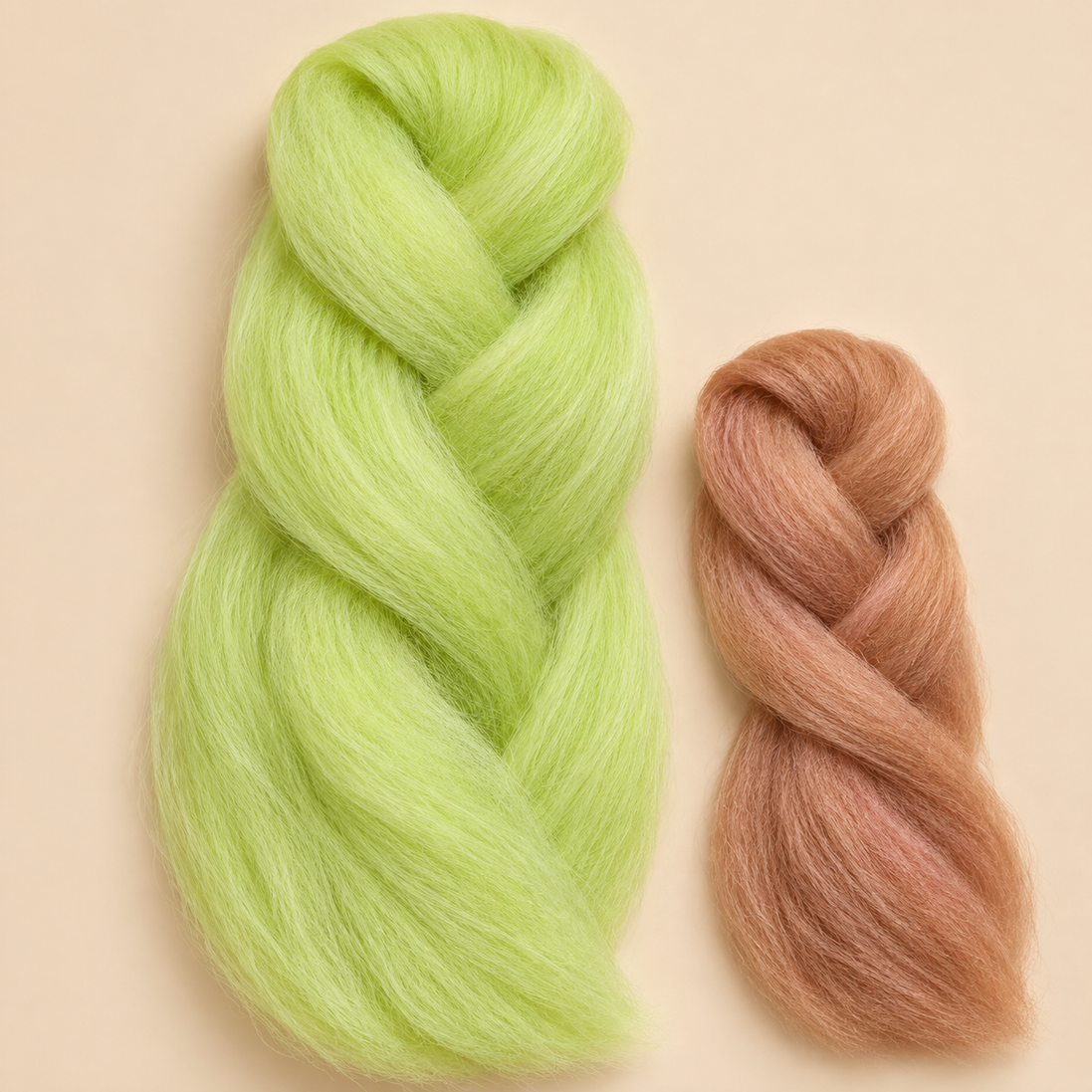 Jumbo Braid kleurveranderend, normale kleur en zonkleur, artikel 25838