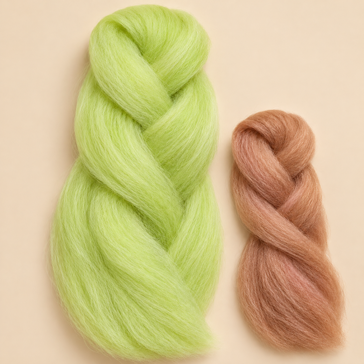 Jumbo Braid kleurveranderend, normale kleur en zonkleur, artikel 25838