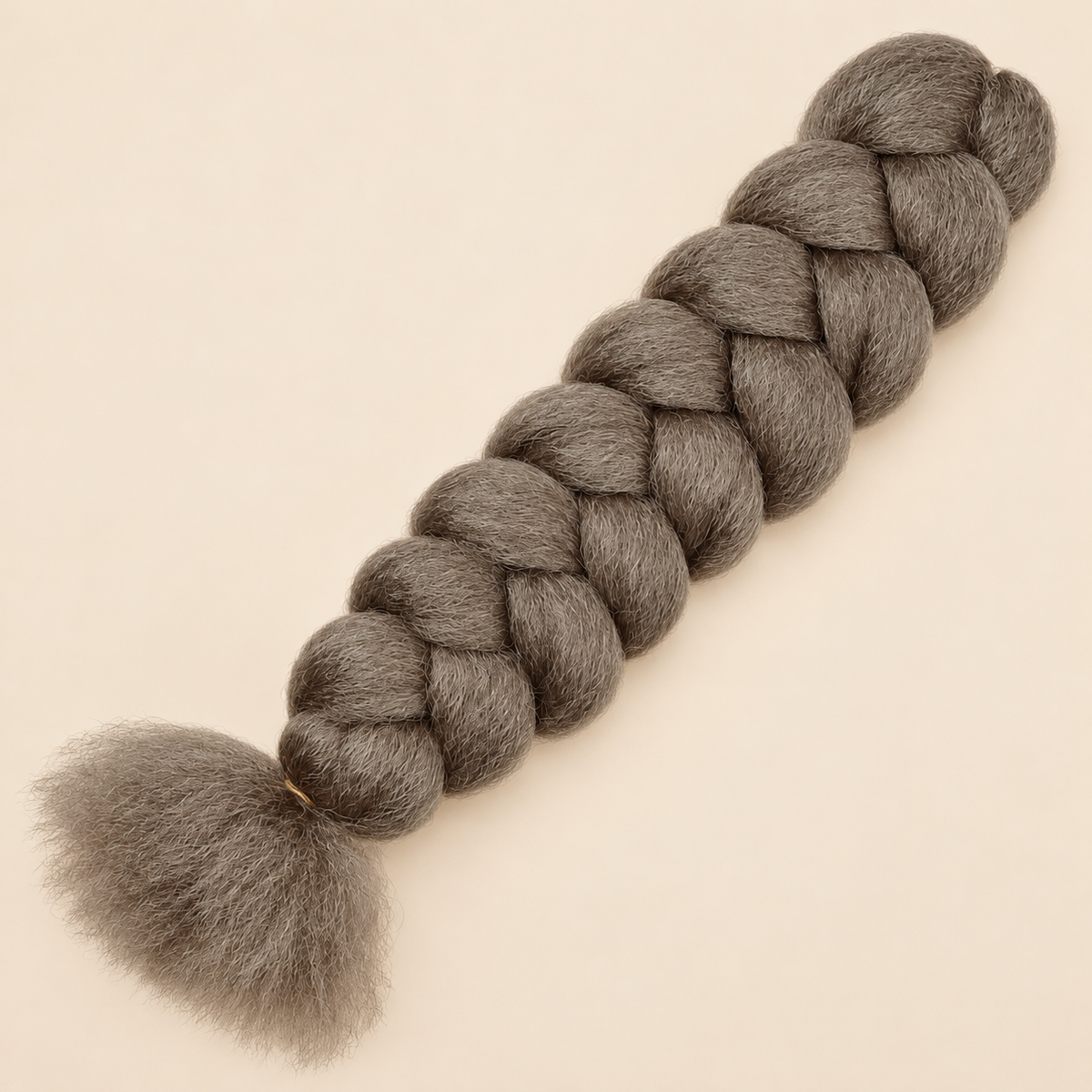 Jumbo Braid 100% Kanekalon XXL BraidOrDie, kleur AshBrown, 100 cm, 165 gram