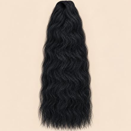 Jumbo Braid 100% Kanekalon XXL Rapunsel, kleur 1, 110 cm dubbelgevouwen
