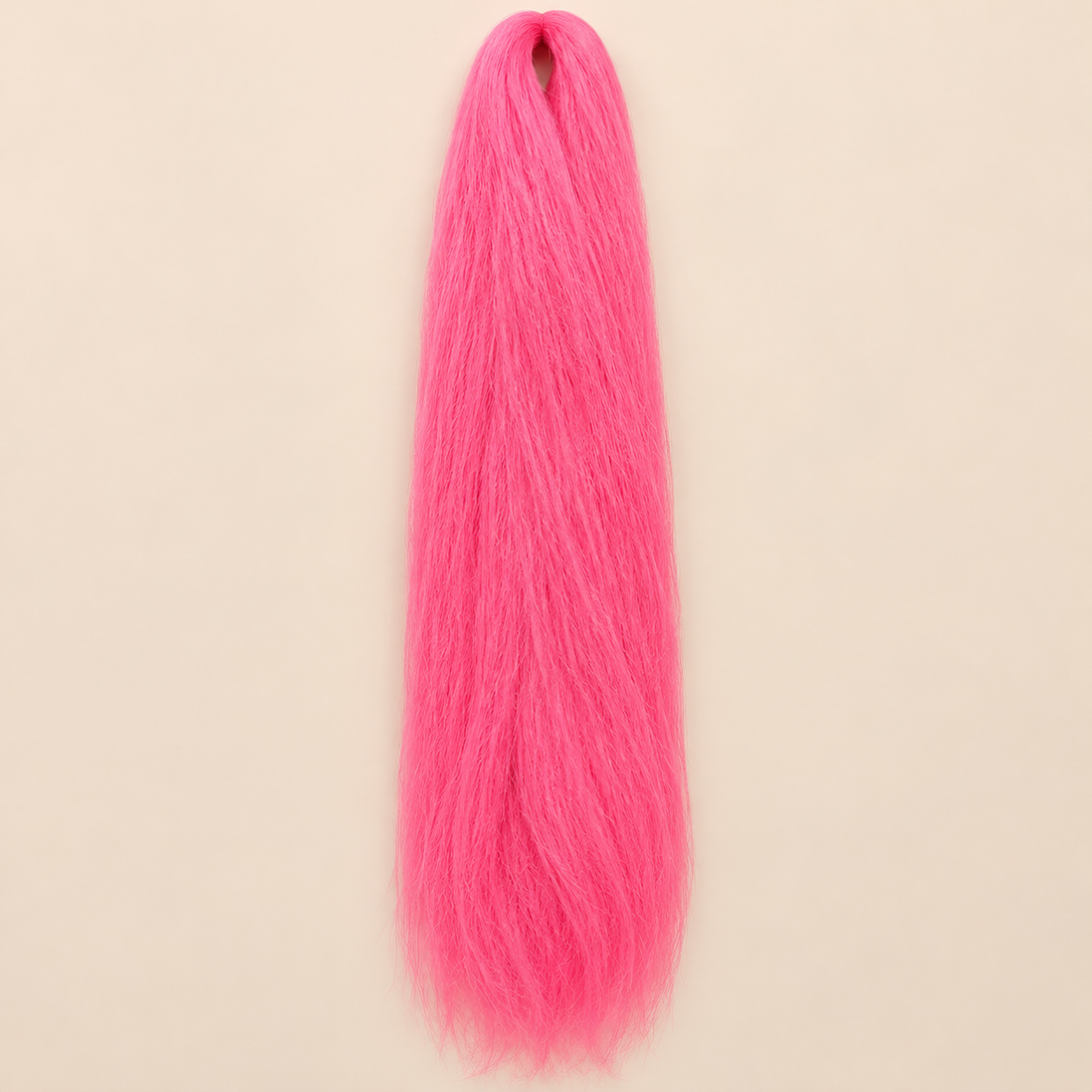 Jumbo Braid 100% Kanekalon XXL Rapunsel, kleur HotPink, 110 cm dubbelgevouwen