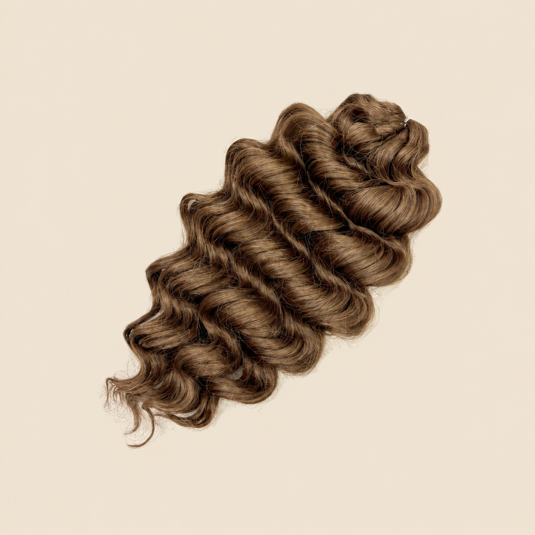 Manasi golvend invlechthaar 40 cm – 300 gram – 6 op beige achtergrond