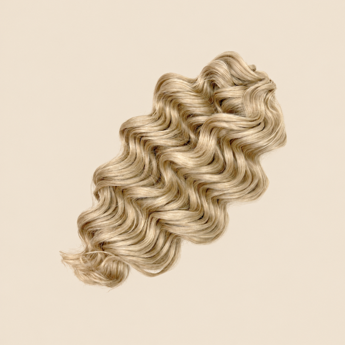 Manasi golvend invlechthaar 40 cm – 300 gram – 613F op beige achtergrond