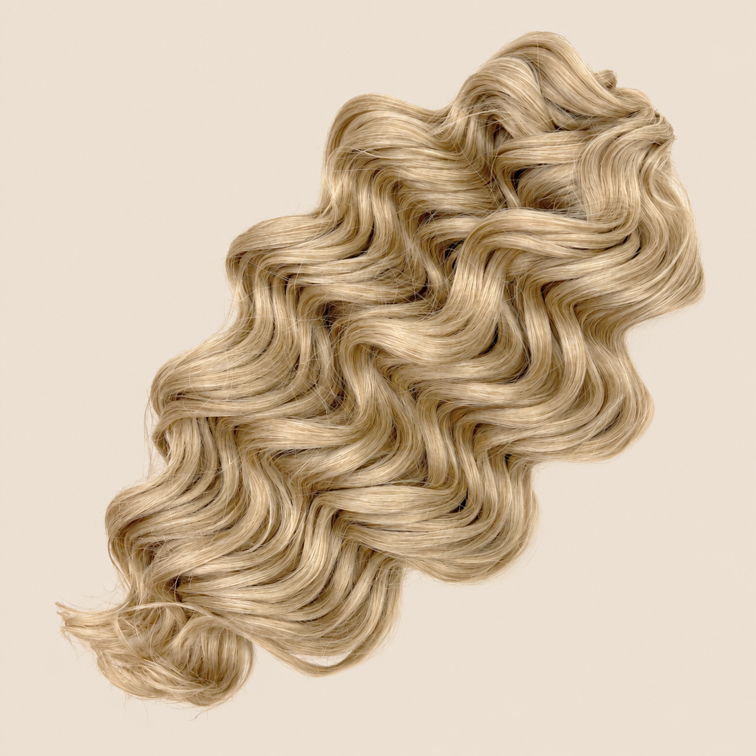 Manasi Golvend Invlechthaar 50 cm 100 g – goudblond (613F) – De HaarBoetiek