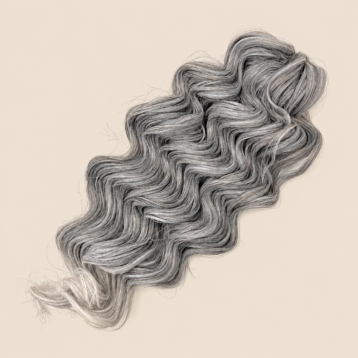 Manasi Golvend Invlechthaar 50 cm 300 g – donkerbruin-licht asblond ombre (T4/56C) – De HaarBoetiek
