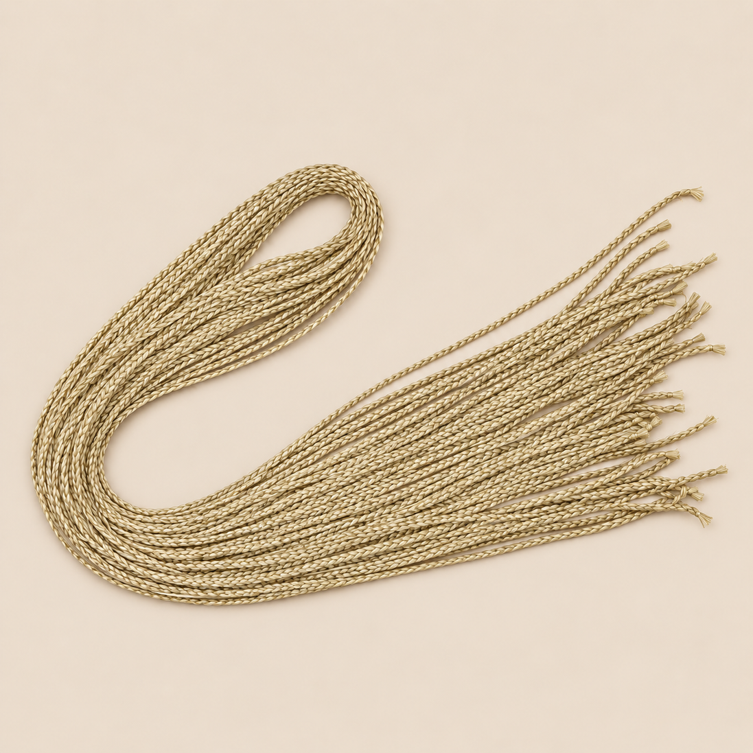 Micro Zizi vlechtjes 70 cm – lichtblond (24) – De HaarBoetiek