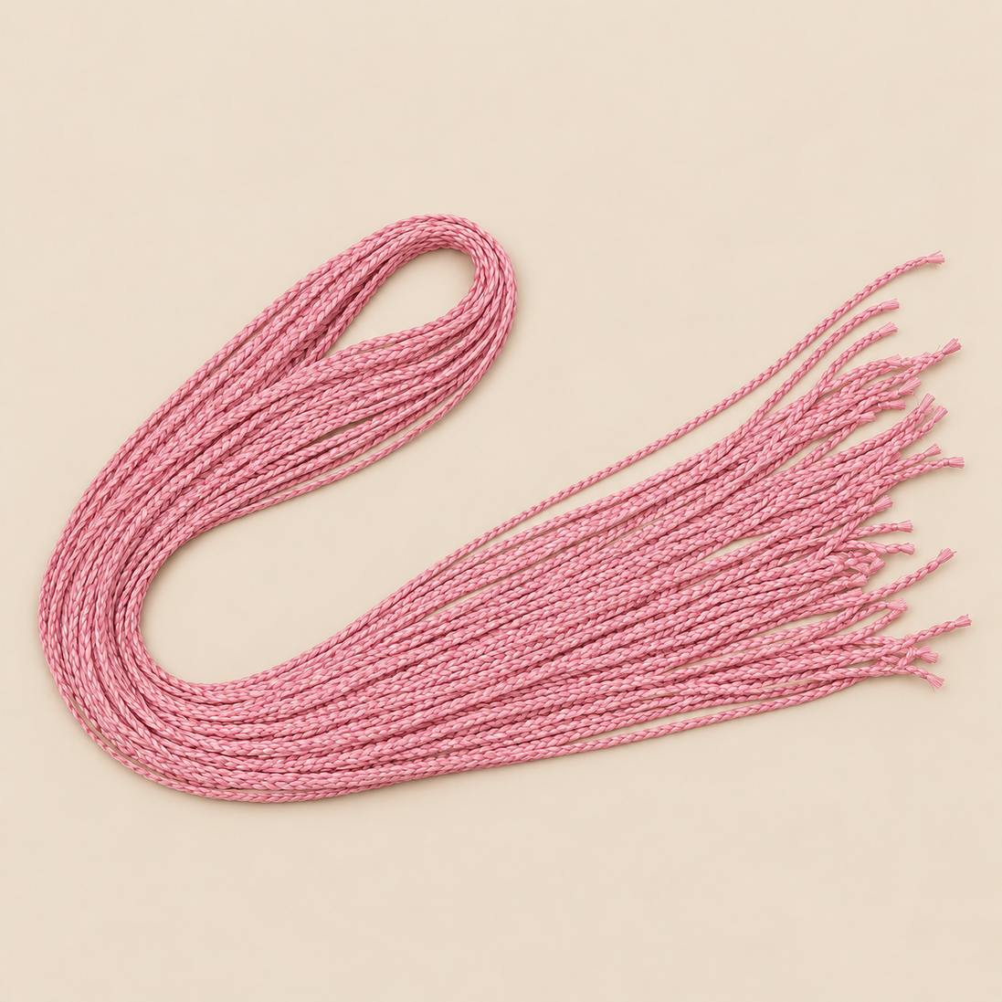 Micro Zizi vlechtjes 70 cm – lichtroze (F11 roze) – De HaarBoetiek