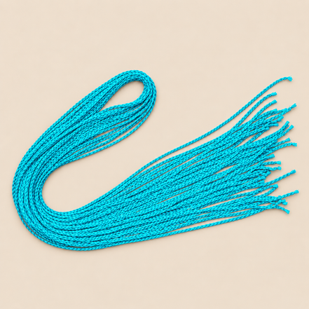 Micro Zizi vlechtjes 70 cm – turquoise (F16) – De HaarBoetiek
