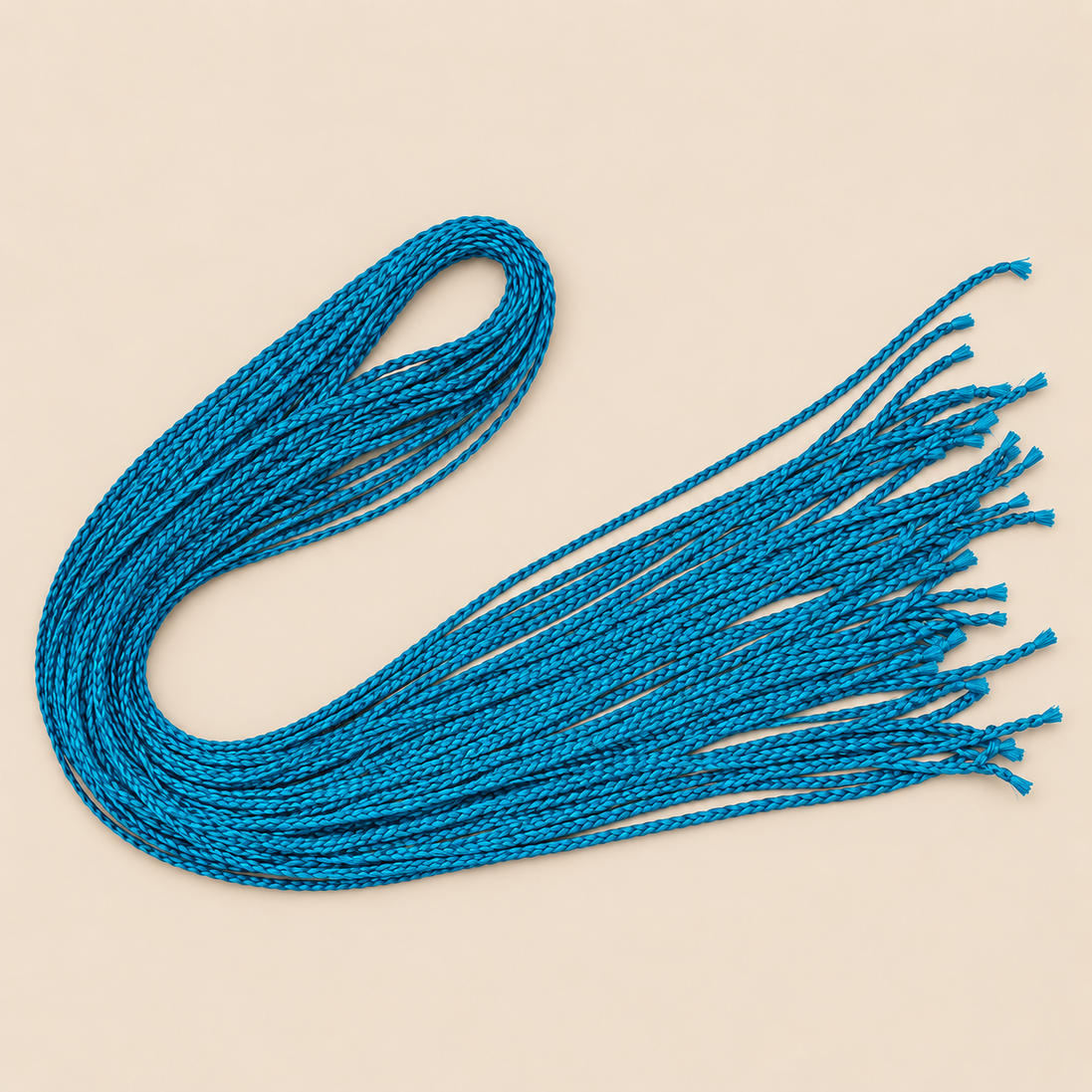 Micro Zizi vlechtjes 70 cm – petrolblauw (F21) – De HaarBoetiek