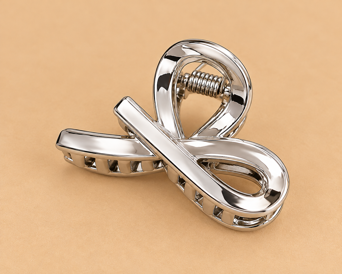 Mini Strik Haarklem – Zilver – De HaarBoetiek