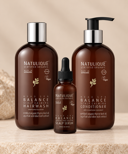Natulique Balance Set – Shampoo, Conditioner & Hoofdhuidserum – De HaarBoetiek