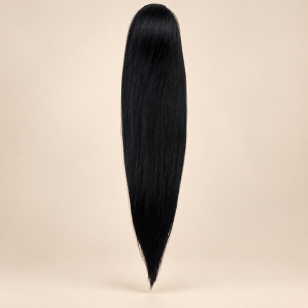 NINI Ponytail 75 cm – Zwart (1)