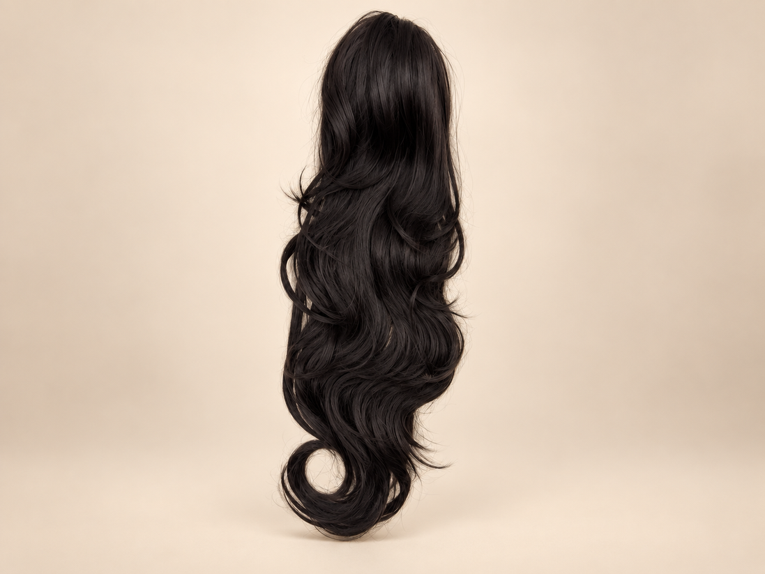 Sugar Ponytail 60 cm – Donkerbruin (2)