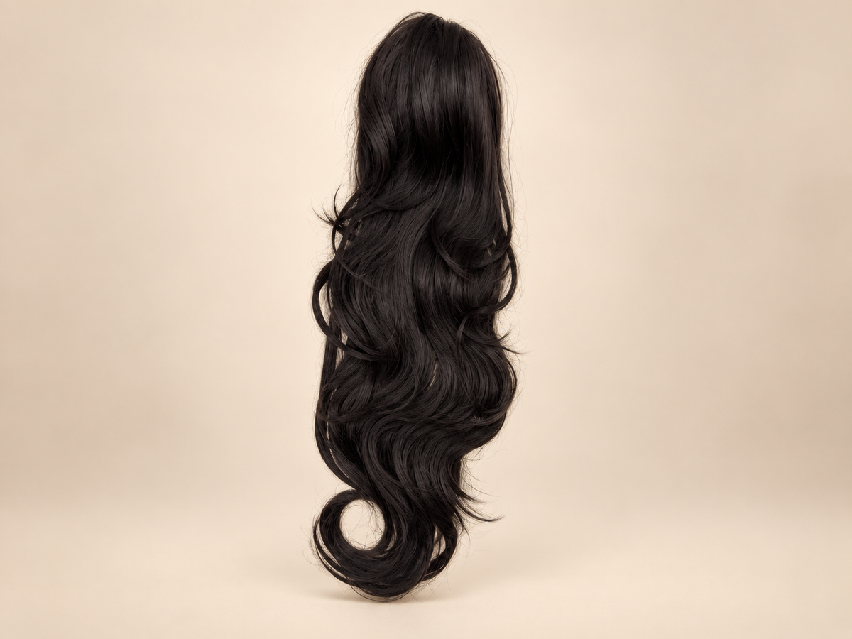 Sugar Ponytail 60 cm – Donkerbruin (2)