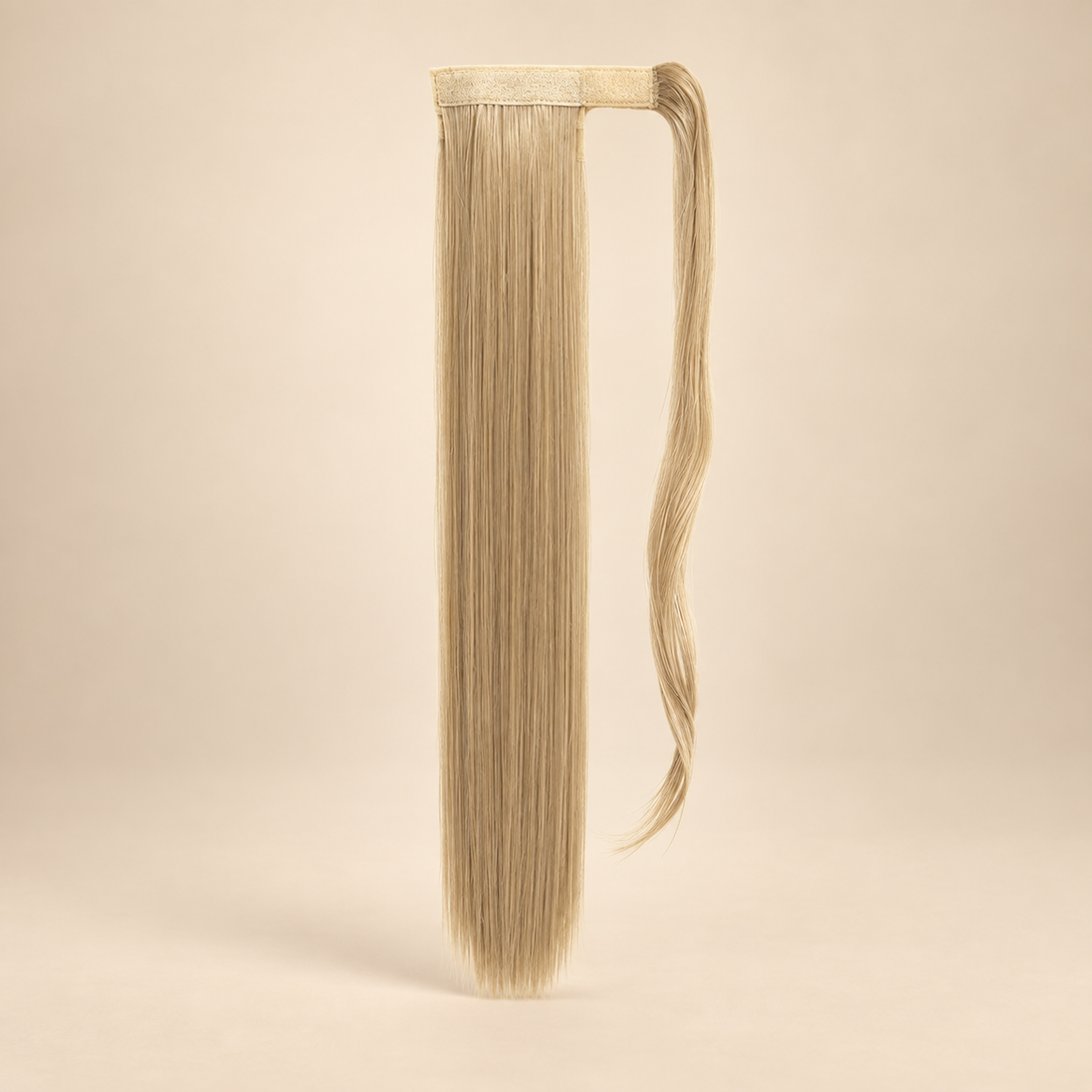 Ponytail met klittenband 60 cm – Beigeblond (15)