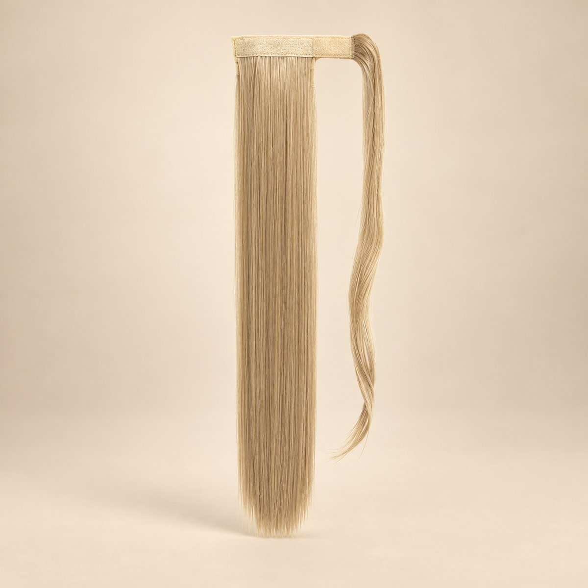 Ponytail met klittenband 60 cm – Beigeblond (15)