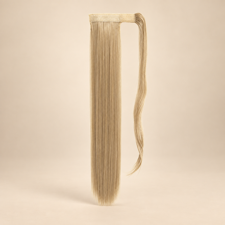 Ponytail met klittenband 60 cm – Beigeblond (15)