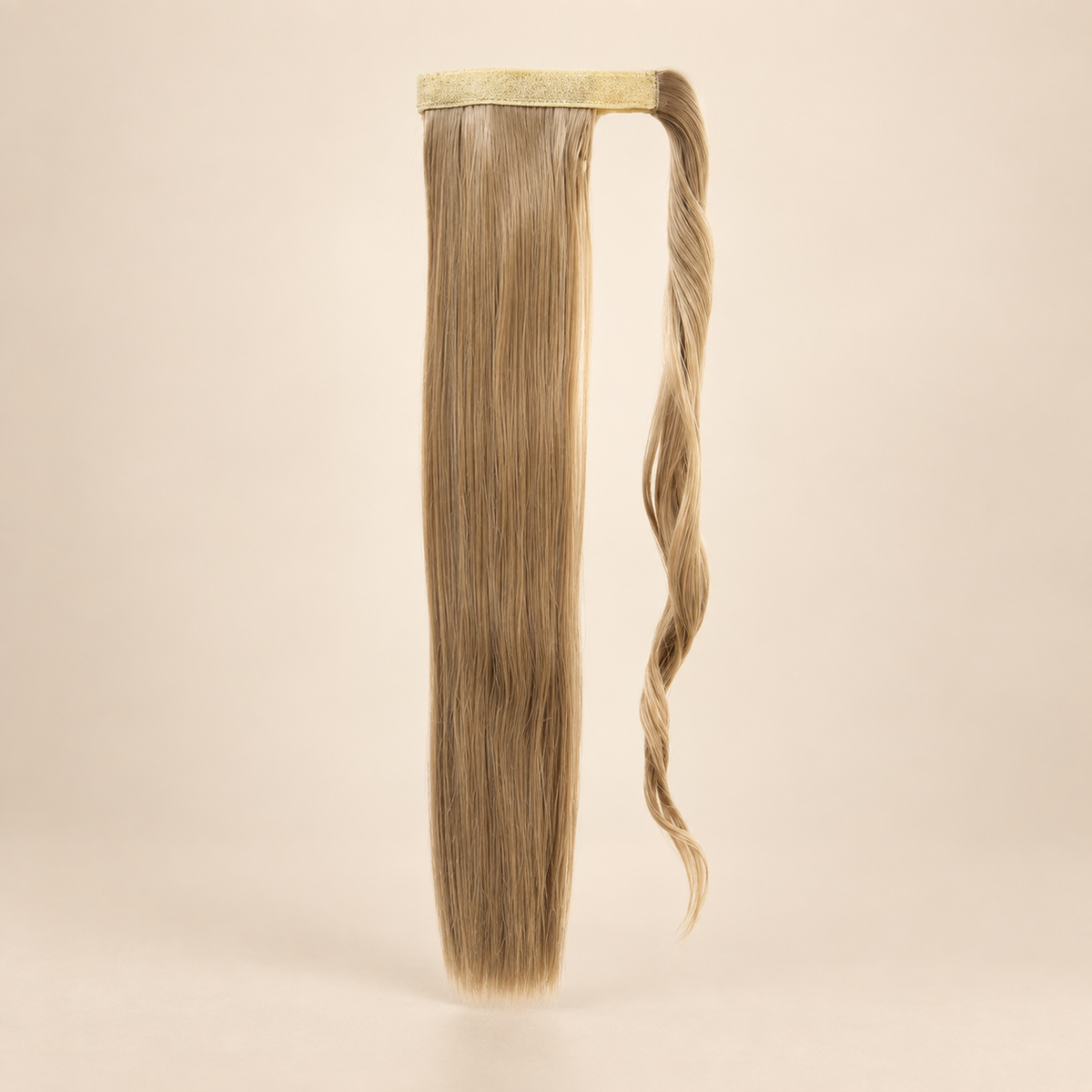Ponytail met klittenband 60 cm – Donkerblond (16)