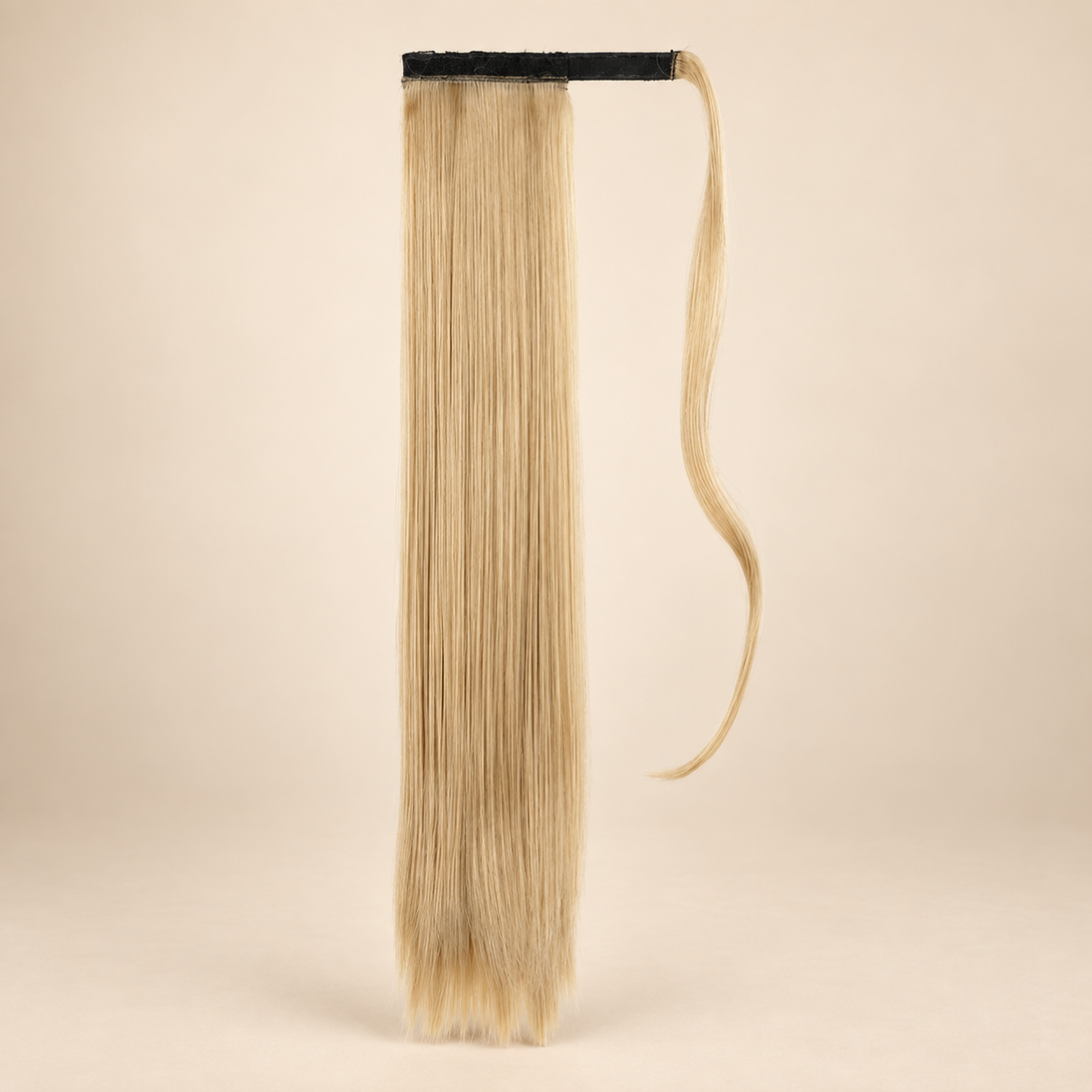 Ponytail met klittenband 60 cm – Lichtblond (18)
