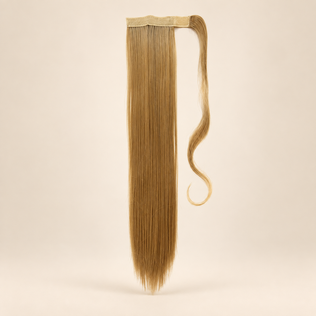 Ponytail met klittenband 60 cm – Goudblond (19)