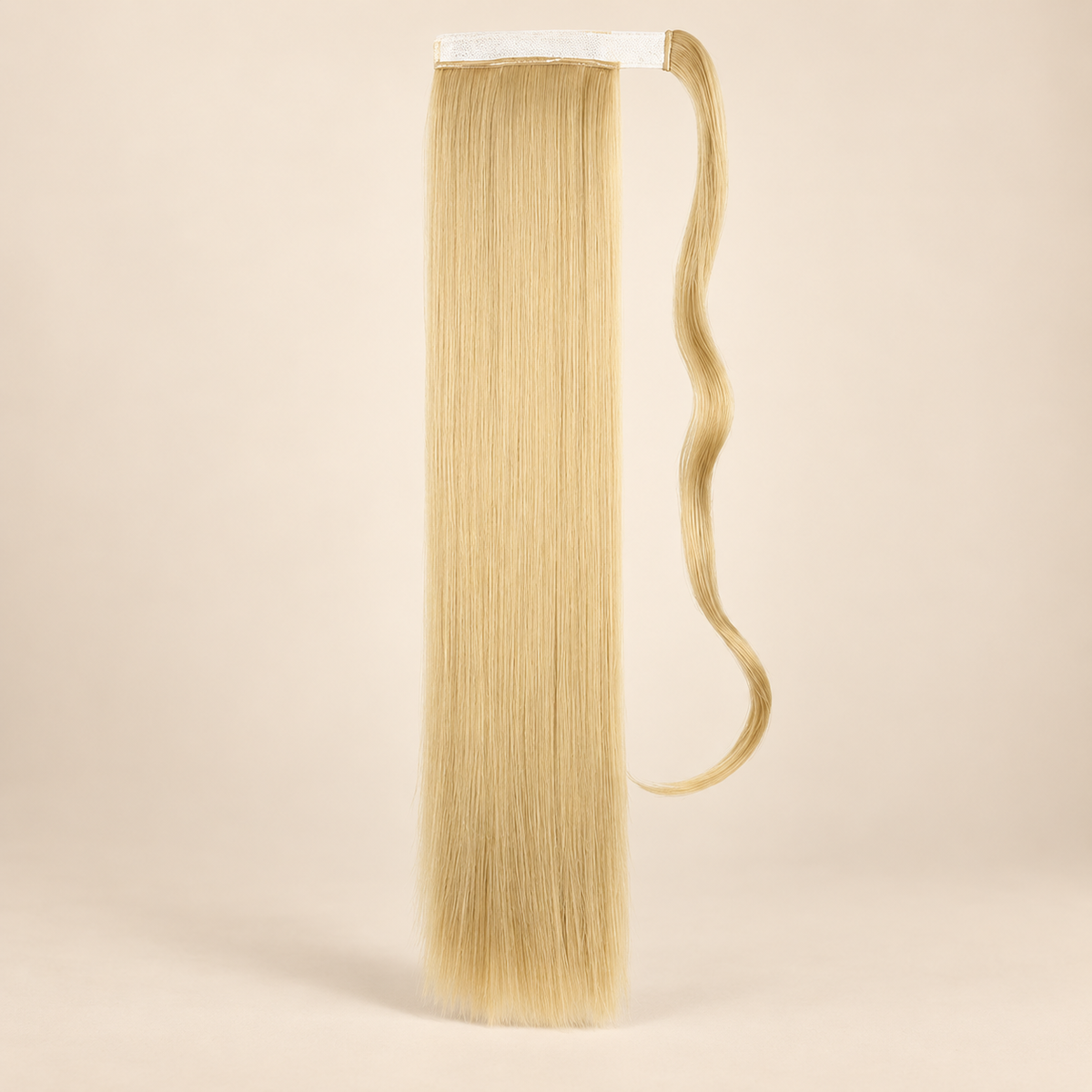 Ponytail met klittenband 60 cm – Lichtblond (22)