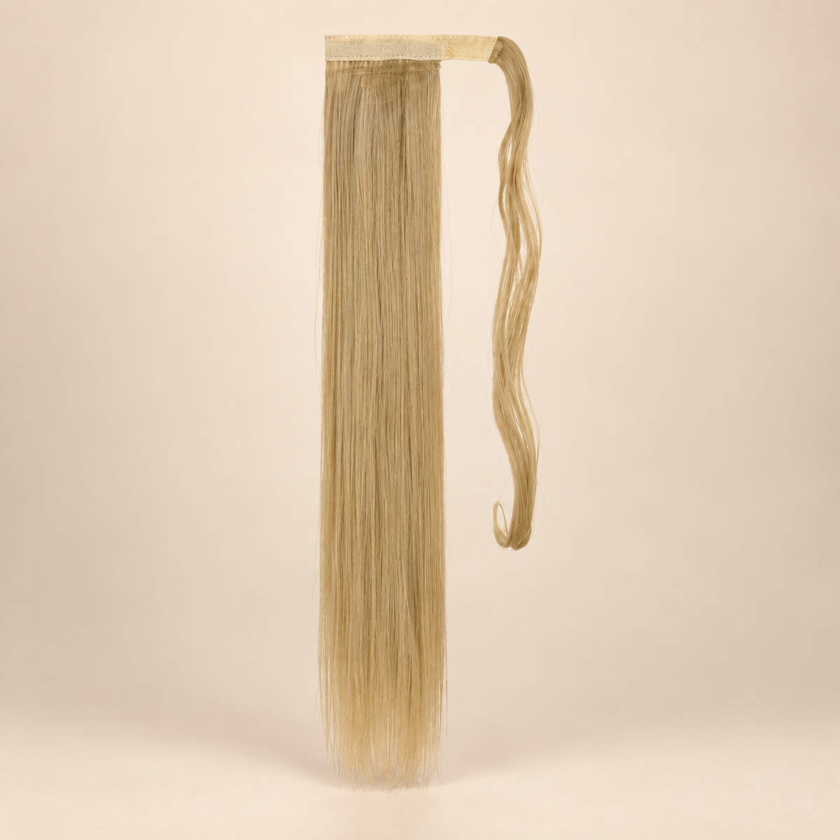 Ponytail met klittenband 60 cm – Beigeblond (24)