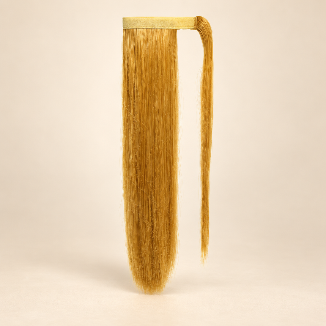 Ponytail met klittenband 60 cm – Goudblond (25)