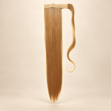 Ponytail met klittenband 60 cm – Honingblond (27)