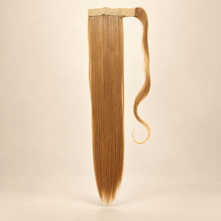 Ponytail met klittenband 60 cm – Honingblond (27)