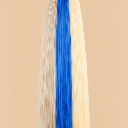Ponytail Blond/Blauw – De HaarBoetiek