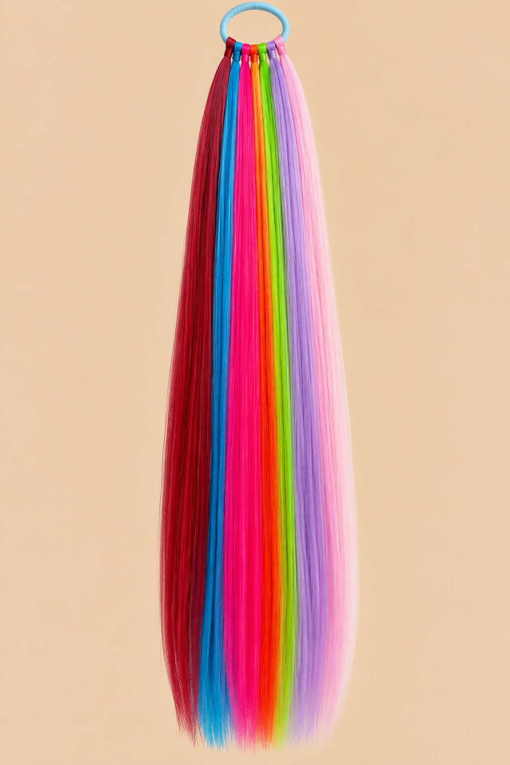 Ponytail Rainbow Multicolor – De HaarBoetiek