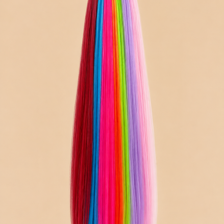 Ponytail Rainbow Multicolor – De HaarBoetiek