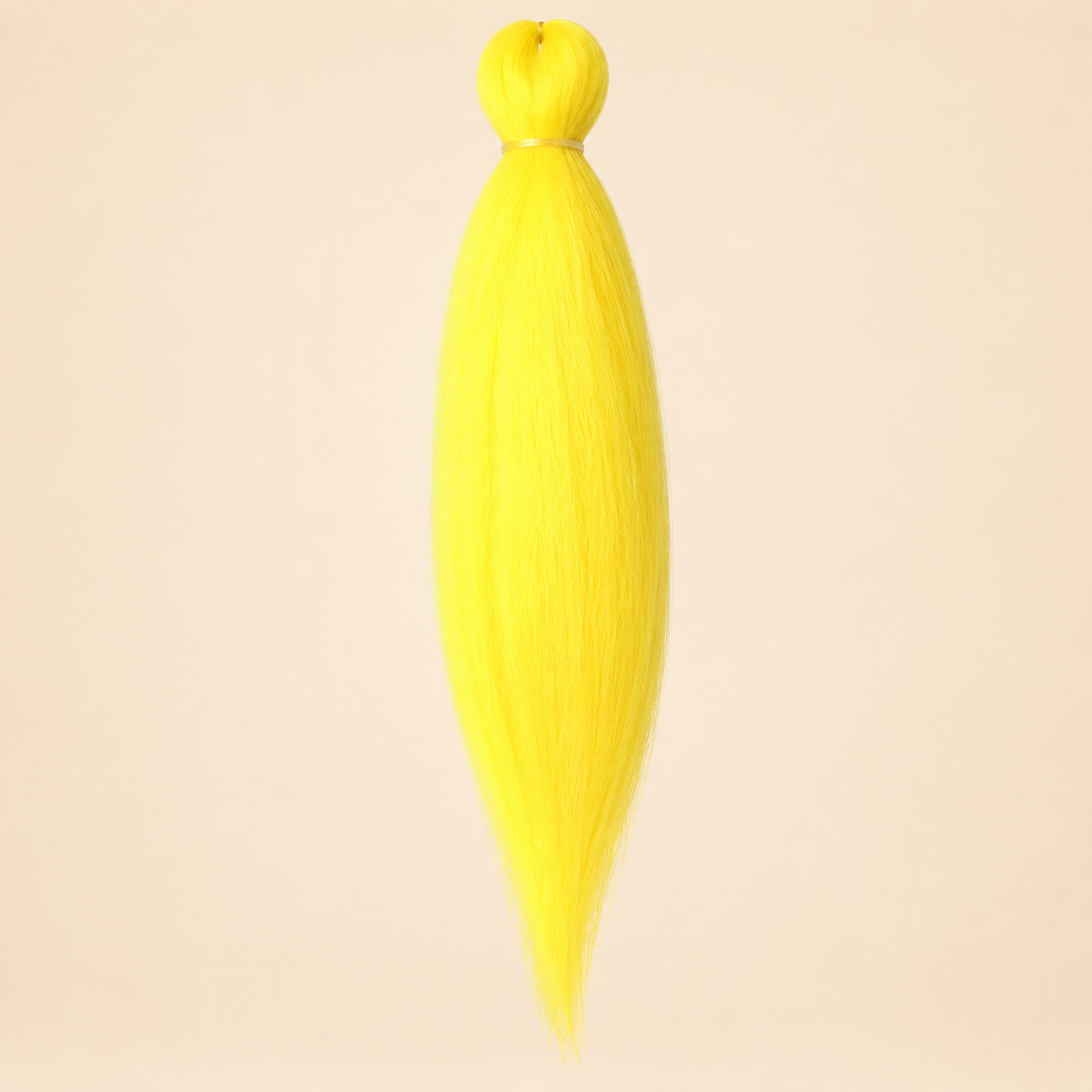 Jumbo Braid Pre-Stretched EVE 70 cm – Geel (Yellow) – De HaarBoetiek