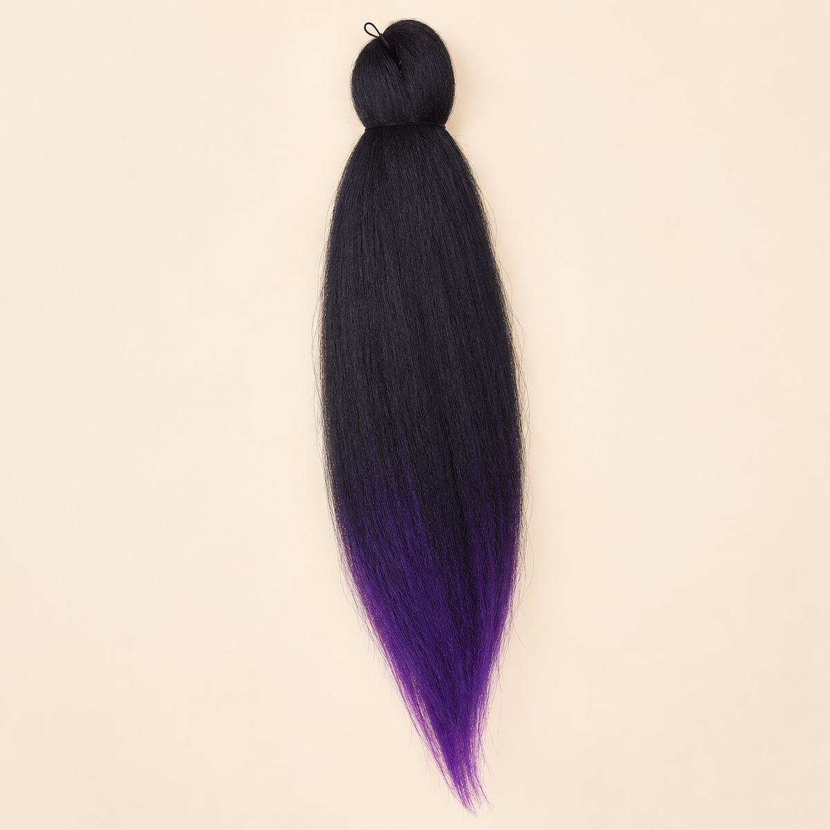 Jumbo Braid Pre-Stretched EVE 70 cm – Zwart-paars (T1B/Purple) – De HaarBoetiek