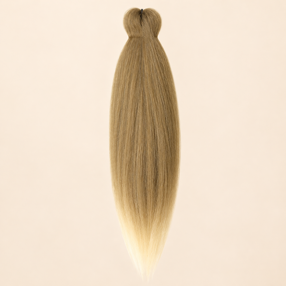 Jumbo Braid Pre-Stretched EVE 70 cm – T27/613 honingblond-lichtblond op beige achtergrond
