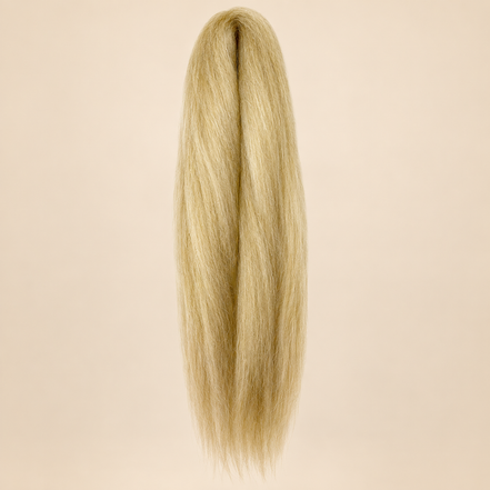 Jumbo Braid Pre-Stretched RastAfri 65 cm – M27/613 honingblond-lichtblond op beige achtergrond