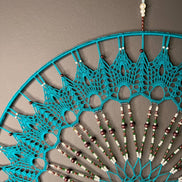 Dromenvanger Turquoise 60cm – Handgemaakte Dreamcatcher