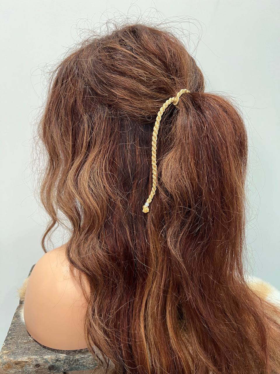 Lovetie gold glitter goud | De haarboetiek Zeeland | Snel geleverd