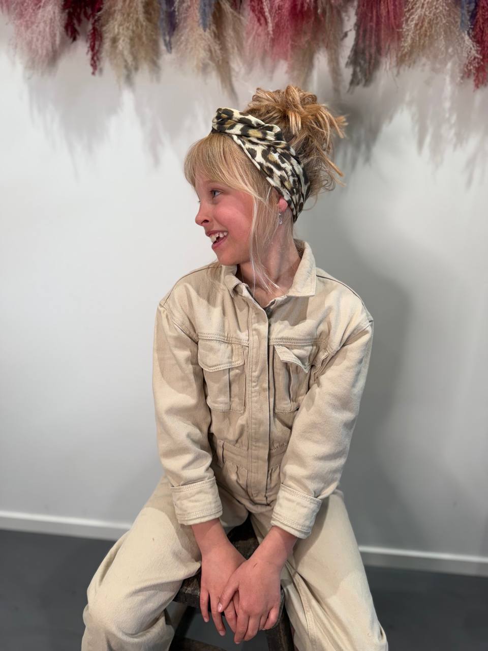 Leopard charm bandeau KIDS  | De haarboetiek Zeeland | Snelle levering