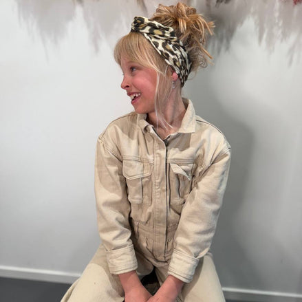 Leopard charm bandeau KIDS  | De haarboetiek Zeeland | Snelle levering