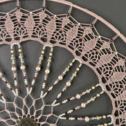 Dromenvanger Dark Sand 55cm – Handgemaakte Dreamcatcher