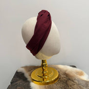 Bordeaux bandeau haarband voor dames