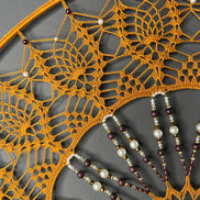 Dromenvanger Orange Brownish 60cm – Handgemaakte Dreamcatcher