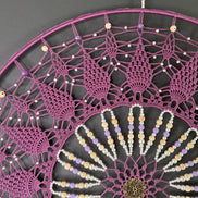 Dromenvanger Pretty Purple 50cm – Handgemaakte Dreamcatcher
