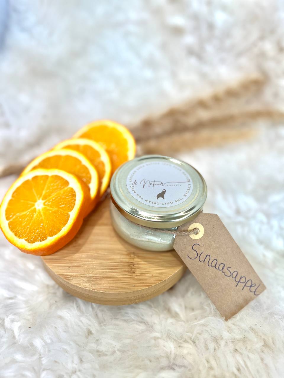 Mini sheabutter Sinaasappel | Bestel vóór 12:00, morgen stralen! | De haarboetiek.nl