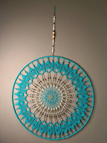 Turquoise 60cm | Bestel vóór 12:00, morgen stralen! | De haarboetiek.nl